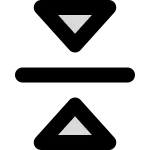 Editor, Align, Middle, Center, Vertical Icon SVG Icon
